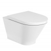 Roca GAP ROUND závesná WC misa 35,5 x 54 cm RimFree, A3460NLS00