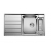 Blanco Axis III - Drez, 92x51 cm, s príslušenstvom, InFino, nerezová 522103
