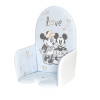 Vložka do jedálenskej stoličky Mickey Mouse, púdrovo ružová