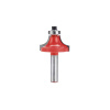 EXTOL PREMIUM fréza zaobľovacia (vydutá) do dreva, R6,3xD25,6xH11, stopka 8mm, 8802105