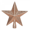 Trblietavý špic Medenozlatá hviezda 20 cm - Sezónkovo