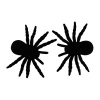 Dekorácia pavúk Halloween 8 cm (2 ks)