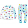 Chlapčenské pyžamo Baby Shark - 104 / šedá/tyrkys