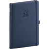 NOTIQUE - Diamante - týždenný diár 2026, modrý, A5, 15 × 21 cm