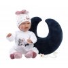 Llorens 74050 NEW BORN - realistická bábika bábätko so zvukmi a mäkkým látkovým telom - 42 cm