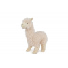 Teddies Lama Alpaka plyš - 30 cm - bílá
