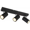 Globo Lighting Robby stropné svietidlo 3x35 W čierna-chrómová 57911-3B