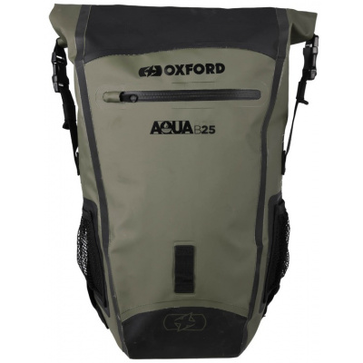 Vodotesný batoh Aqua B-25, OXFORD (khaki/čierny, objem 25 l) - ruksak