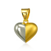 Prívesok Srdce z kombinovaného zlata