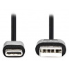Nedis CCGL60600BK30 USB 2.0/ zástrčka USB-C - zástrčka USB-A, 3m, černý