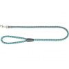 Trixie Vodítko CAVO okrúhle reflexné aqua/grafit L-XL: 1,00 m/18 mm