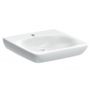 Geberit Selnova Comfort bezbariérové umývadlo 55x55x15cm,otv.pre batériu,bez prepadu,Biele GEB 500.187.01.7