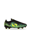 Sondico Blaze Junior FG Football Boots Black/Green 4 (36.5)
