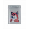 Plechová dóza s obrázkom psa plemena shiba inu