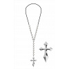 NÁHRDELNÍK S KRÍŽOM KRÍŽ GOTICKÝ HALLOWEENSKY HALLOWEEN