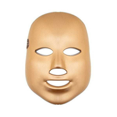 Ošetrujúci LED maska na tvár zlatá (LED Mask 7 Color s Gold )