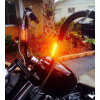 LED blinkry na padací rám nebo řidítka od Cirius USA - černá barva pro Harley/Indian