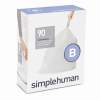 Sáčky do odpadkového koša 6 L, Simplehuman typ B, zaťahovacie, 3 x 30 ks (90 vrecúšok) (CW0251)