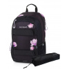 Karton P+P Študentský batoh + puzdro Oxy Sport Flowers