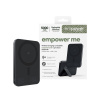 PanzerGlass empower - Bezdrôtová PowerBank 5000 mAh, s otočným stojanom 20 W, kompatibilná s MagSafe, Qi2/USB-C, vesmírna čierna, čierna EM23165