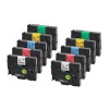 alt. páska Ecodata pre BROTHER HGe-261 čierne písmo, biela páska HQ Tape (36mm) (ECO-HGe261)
