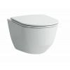 Laufen Pro ZÁVESNÉ WC S DOSKOU SLIM, SKLÁPANÍM SOFTCLOSE, biele H8669530000001