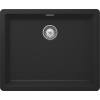 SCHOCK Greenwich N-100L Cristadur drez, s excentrom, montáž do roviny, 556 x 456 mm, Puro, GREN100LFBPUR
