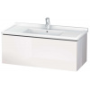 Duravit L-Cube Umývadlová skrinka 41x102x47 cm, 1 zásuvka, lesklá biela LC616602222