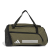 adidas Essentials 3-Stripes Duffel Bag Small Olive/White One Size