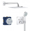 Grohe Grohtherm SmartControl - Sprchová súprava Perfect s podomietkovým termostatom, 254 mm, chróm 34742000