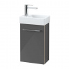 Villeroy & Boch Avento Umývadlová skrinka, 34x51x20 cm, 1 dvierka, Crystal Grey A87600B1
