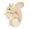 Woodcraft Drevené 3D puzzle Veverička