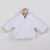 Luxusný detský zimný kabátik s kapucňou New Baby Snowy collection Biela 62 (3-6m)