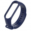 POUZE TPU náramek pro Xiaomi Mi Band 3 nebo Mi Band 4 nebo Mi Band 5 nebo Mi Band 6 Barva: Tmavě modrá