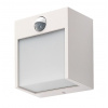 Rabalux Biele fasádne LED svietidlo s pohybovým čidlom Balimo 12W IP44 7479