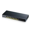 Zyxel GS1900-8HP v3 PoE Riadený L2 Gigabit Ethernet (10/100/1000) Podpora napájania cez Ethernet (PoE) Čierna (GS1900-8HP-EU0103F)