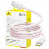Kábel Baseus USB typ C - USB typ C 1 m ružový