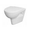 Cersanit Parva CleanOn, závesná wc misa s antibakteriálnym sedátkom z duroplastu, biela, K701-015