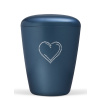 Ekologická urna Heart - Modrá