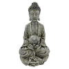 Buddha záhradná socha lotusová sochárska sklenená guľa (Buddha záhradná socha lotusová sochárska sklenená guľa)