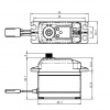 SB-2273SG BRUSHLESS HiVOLT Digitálne servo (28kg-0,095s/60°) (1SV2525)