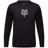 FOX Yth Ranger Ls Jersey Fox Head Black - YL