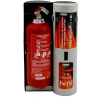 MOBIAK Hasiaci prístroj 2 kg FAB + hasiaca deka 0,9 x 0,9 m v boxe - set MBK10-SET-BOX Fire Fighting Safety Box