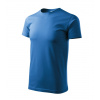 Tričko Basic 129 - 4XL, 14 - svetlomodrá