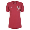 Umbro England Rugby Leisure T-shirt 2023 Womens Earth Red 14 (L)
