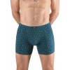 Pánské boxerky s delší nohavičkou GINO 74171P petrolejová dunaj M/L