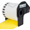PRINTLINE kompatibilní etikety s Brother DK-22606, žlutá papírová role 62 x 15,24m PLLB19