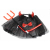 Dievčenský kostým - Devil's outfit Forks Cornucom Diabol lastovič Halloween (Dievčenský kostým - Devil's outfit Forks Cornucom Diabol lastovič Halloween)