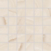 Rako ONYX dlažba-mozaika set 30x30cm 5x5cm, Tmavo béžová lesklá, Rektif. WDM06835, 1.tr. WDM06835