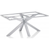 KETTLER Stolová kostra X-LEG 160 × 95 cm, strieborná